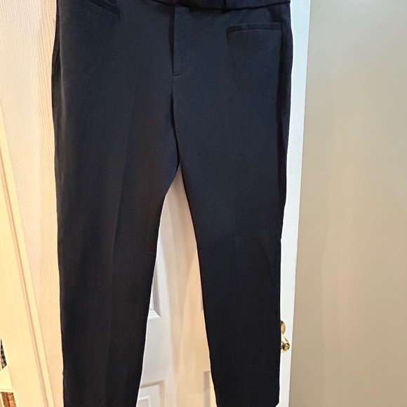 Jackson Fit Slim Navy Blue Pants – Size 8, 3/4 Length with Stretch - Picture 1 of 3
